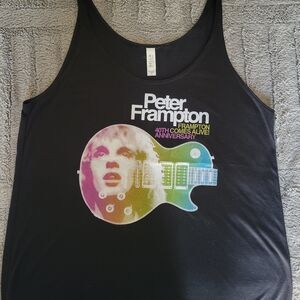 Peter Frampton 40th Anniversary Concert Black Tank Top
